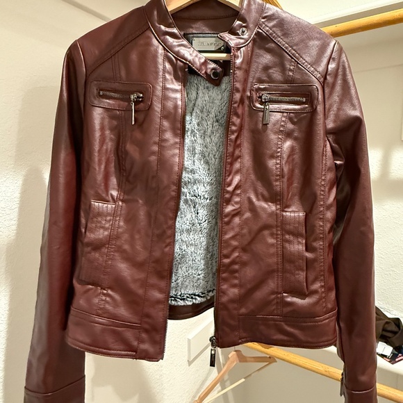Vegan Leather Jacket - Picture 2 of 11